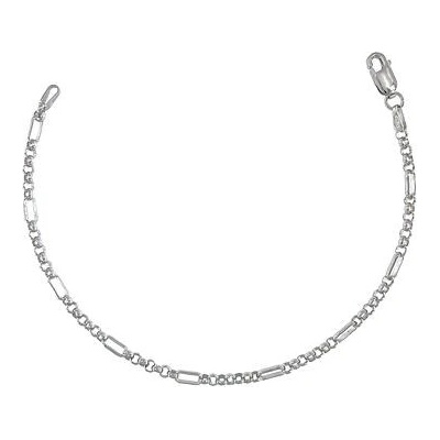INFINITYSILVER Stříbrný náramek rolo s ovály 1425035F17