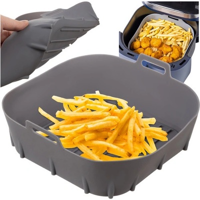 Ruhhy 25464 Silikonová forma do horkovzdušné fritézy šedá – Zboží Dáma