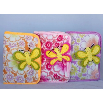 Плюш АМЕК Тетрадка с плюшено облекло Пеперуда