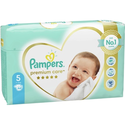 Pampers Бебешки пелени Pampers - Premium Care 5, 44 броя (1007000115)