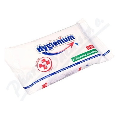 Hygienium antibakteriálne vlhčené utierky 15 ks