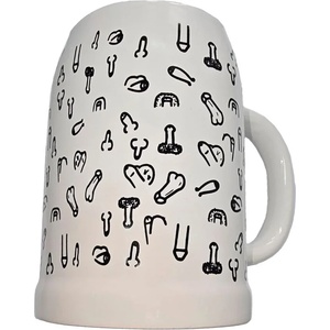  Еротична керамична халба с различни пениси- Beer Ceramic Mug 700ml (D-245405)
