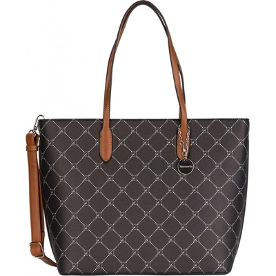 Tamaris shopper kabelka černá/potisk 30107