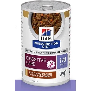Hill's Prescription Diet i/d Low Fat Stew при панкреатит при кучета 354gr