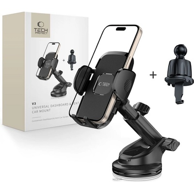 Tech-Protect Универсална стойка за кола с регулируемо рамо - Tech-Protect V3 - Черна (5906302360864)