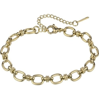 Marc Malone Pozlátený náramok so zirkónmi Jacqueline White Bracelet MCB24037G