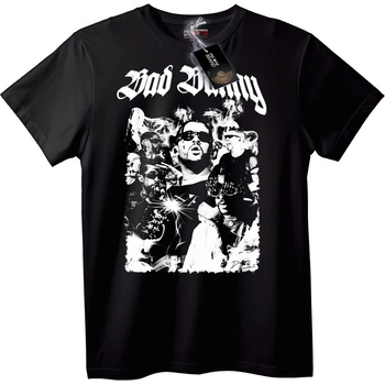 NOONEBRAND Тениска Bad Banny Градски - M, White