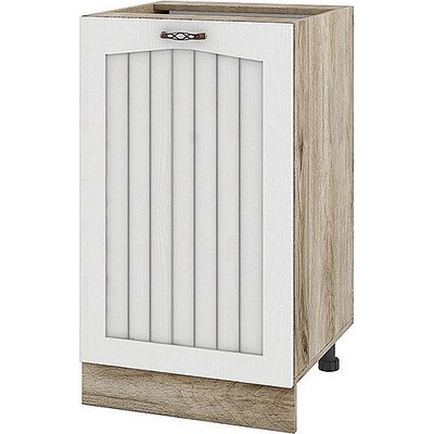 ИРИМ Долен кухненски шкаф Сити АРФ-Бяло фладер-04-43 десен 50 см