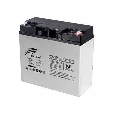 Ritar power Оловна батерия RITAR RT12180, AGM, 12 V / 18 Ah, 181 / 76 / 167 mm, F13 (M5), RITAR-RT12180
