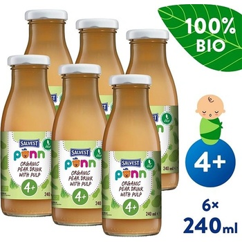 Salvest Põnn BIO Hrušková šťava s dužinou 6 x 240 ml