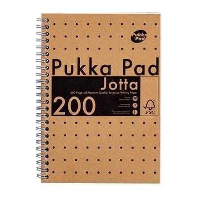 PUKKA PAD Pukka Pad Spirálový sešit Jotta Kraft A5 linkovaný