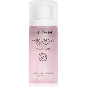 Gosh Prime'n Set Dewy Skin озаряващ фиксиращ спрей за лице 50ml