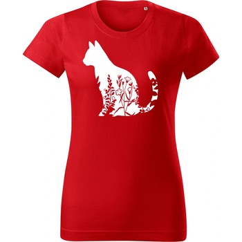 Mačka ll flor dámske tričko Kráľovská Modrá