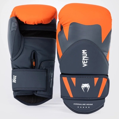 VENUM Боксови Ръкавици Venum Challenger 4.0 Orange/Navy Blue - 10 oz