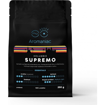 Aromaniac Kolumbie Supremo mletá 250 g