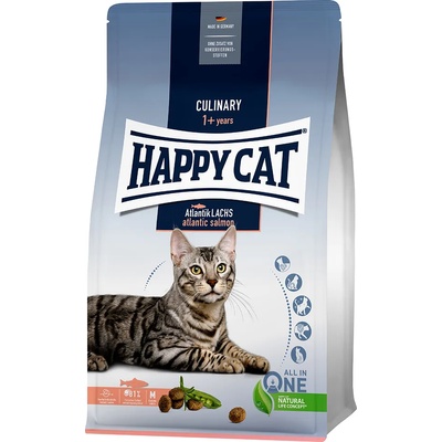 Happy Cat 10кг с атлантическа сьомга Culinary Adult Happy Cat суха храна за котки