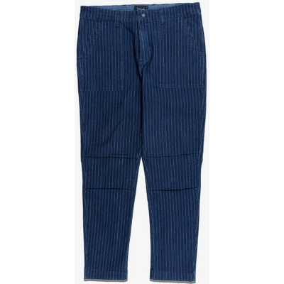 Diamond Woodland Striped Pants Dark Denim