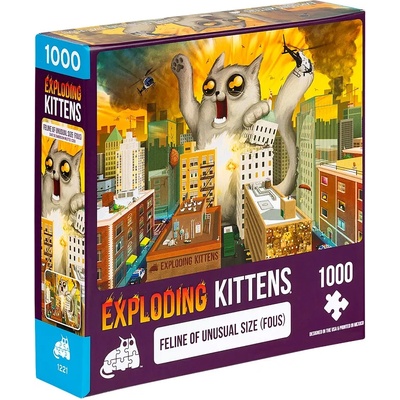 Exploding Kittens Пъзел Exploding Kittens от 1000 части - Котешки апокалипсис (PCATZ-1K-6)