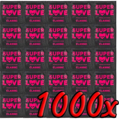 SuperLove Premium Latex Condoms Classic 1000 ks