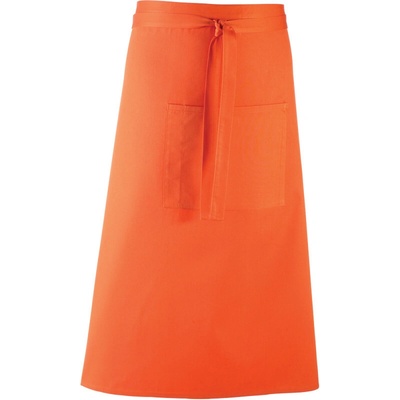 Premier Zástěra Colours PR 158 do pasu dlouhá COT39015823599-orange Oranžová