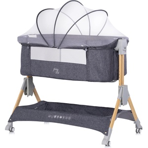 Chipolino Бебешка сгъваема кошара Chipolino - Sleep'n Fold, тъмносиво (KOSSF0261CH) - baby
