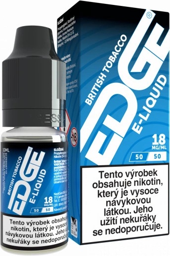 edge british tobacco 18mg EDGE British Tobacco 10 ml 18 mg