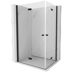 Mexen Mist-F Duo сгъваема душ кабина лява 110 x 100 см, прозрачна, черна - 8A6-110L-100P-70-00 (8A6-110L-100P-70-00)