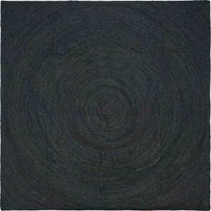 vidaXL Килими за помещение Тъмносиво 200 x 200 cm юта (42010566)