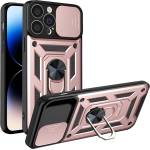 Techsuit Калъф за iPhone 14 Pro - CamShield Series - Rose Gold (KF2327631)