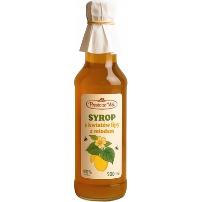Prosto ze Wsi Sirup z lipových kvetov s medom 0,5 l