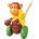 Orange Tree Toys Дървена буталка Orange Tree Toys - Animals Collection, Маймунка (OTT02636)