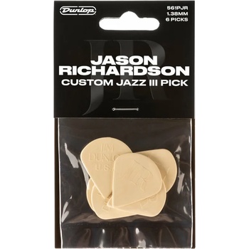 Image 1 of Dunlop Jason Richardson Custom Jazz III 6 pack Перце за китара (561PJR)