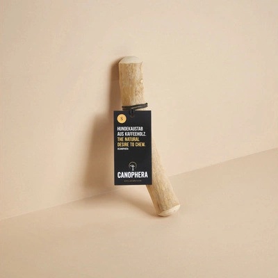 Canophera žuvací klacek z kávovníkového dreva cca 18 - 22 cm pre psov do 10 kg