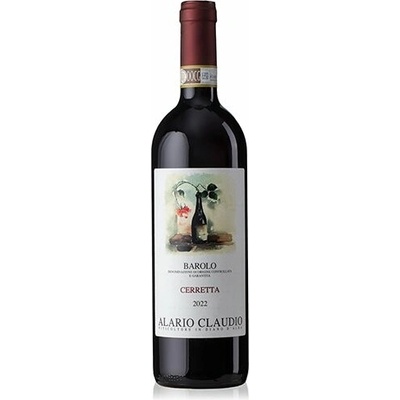 Claudio Alario Barolo "Cerretta" DOCG 2022 14,5% 0,75 l (holá lahev)