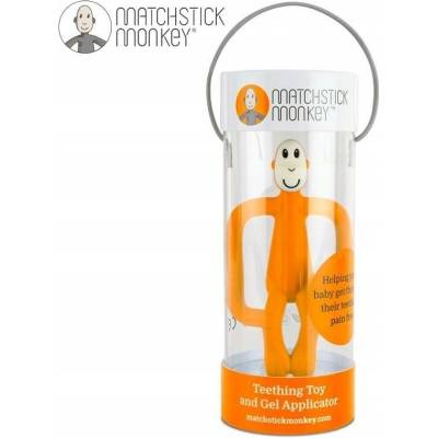 Matchstick Monkey ortodontické kousátko silikonové modré