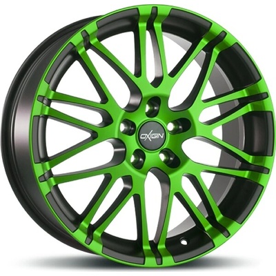 OXIGIN 14 8,5x18 5x112 ET35 neon green polished matt