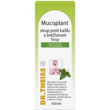 Mucoplant sirup proti kašľu s brečtanom sir.1 x 100 ml