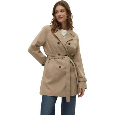 VERO MODA Палто Vero moda Chelsea Olivia trench coat - Beige (Silver Mink)