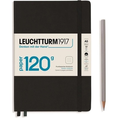 Leuchtturm1917 Edition Tečkovaný zápisník Medium A5 Black – Zbozi.Blesk.cz