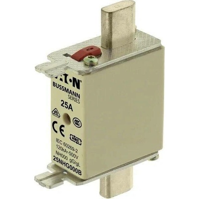 EATON Pojistka NH 000 GL/GG nožová 25A 500V 25NHG000B