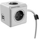 Cubenest PowerCube Extended USB 1,5m Gray 2402GY/FREUPC