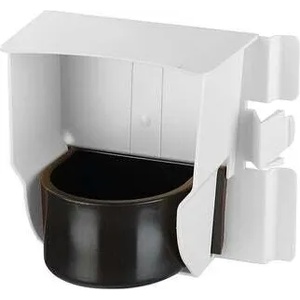 Ferplast Brava 4 - пластмасова хранилка за средни и големи папагали 16, 5 / 9, 5 / 14 cm