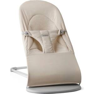 BabyBjörn Бебешки шезлонг BabyBjorn - Balance Soft, Tri Fabric, Light Beige (1814-005130) - ozone