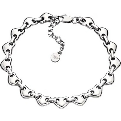 Emporio Armani Dámsky srdečný náramok EGS3335040 strieborná