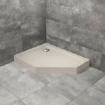 Radaway Петоъгълно душ корито Radaway Doros PT E Compact Stone 100x80 см акрил кашмир ляво (SDRPTP1080-05-84SL)