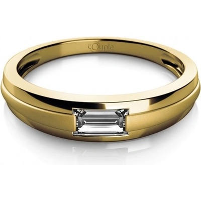 Couple prsten OLIV žLUTÉ ZLATO SE ZIRKONEM 6810053 0 1