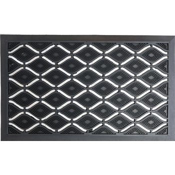 Home Elements Vlnky čierna 45 x 75 cm