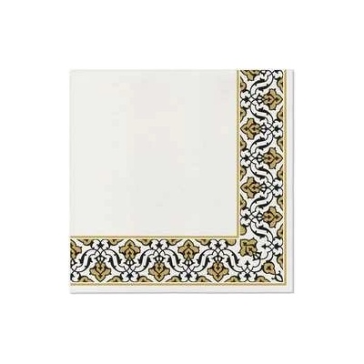 PAW AIRLAID Obrúsky Floral frame 50 ks 40x40cm