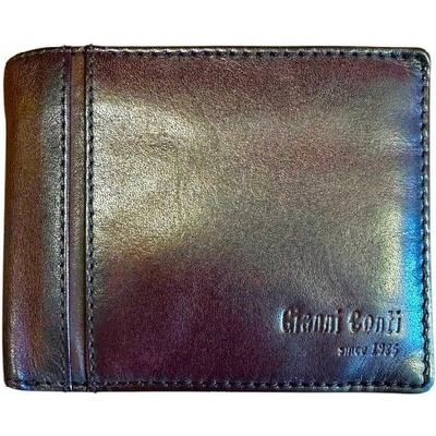 Gianni Conti pánská kožená peněženka tmavě hnědá 4067412 brown