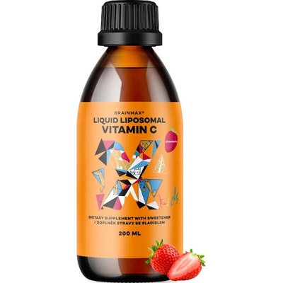 BrainMax KIDS Liquid Liposomal Vitamin C Strawberry 500 mg 200 ml